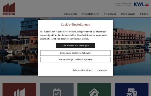 Vorschau von www.mediadocks.de, Media Docks