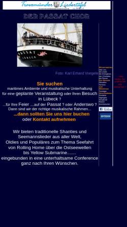 Vorschau der mobilen Webseite www.passatchor.de, Der Passat Chor