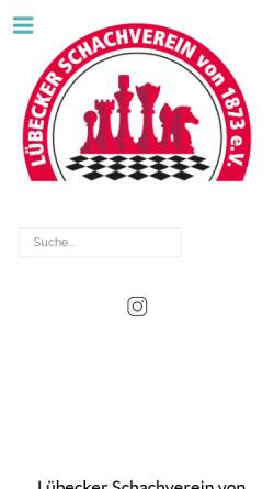 Vorschau der mobilen Webseite www.lsv1873.de, Lübecker Schachverein von 1873 e.V.