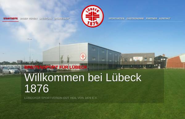 Vorschau von www.luebeck-1876.de, Sportverein Gut Heil von 1876 e.V.