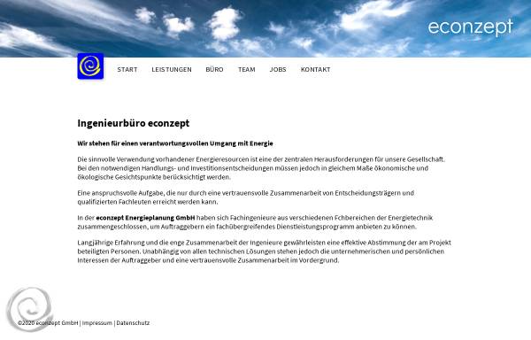 Vorschau von www.econzept.de, Econzept Energieplanung GmbH