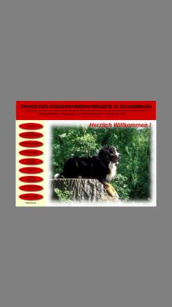 Vorschau der mobilen Webseite www.krankengymnastik4dogs.de, Praxis für Hundekrankengymnastik in Schaumburg