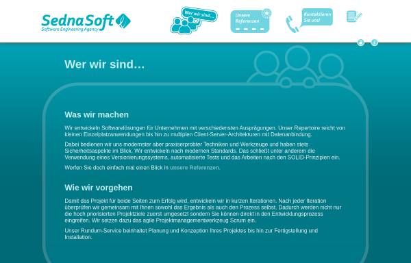 Vorschau von sedna-soft.de, SednaSoft Anja Schaffhirt & Andre Wünsche GbR