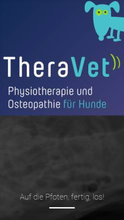 Vorschau der mobilen Webseite www.theravet.de, TheraVet Hundephysiotherapie