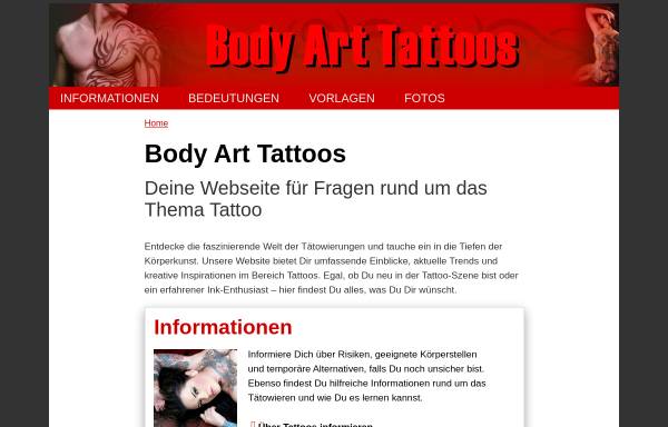 Vorschau von www.body-art-tattoos.de, Body-Art-Tattoos, Albin Kosiorek