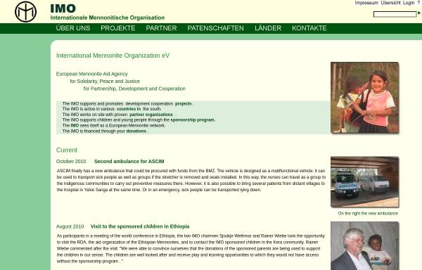 IMO - Internationale Mennonitische Organisation für Hilfswerk und andere Aufgaben e.V.