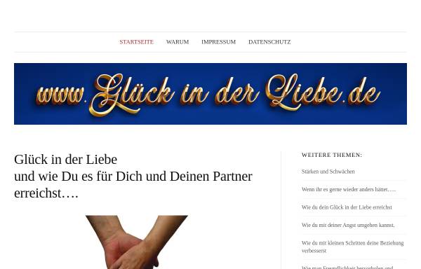 Vorschau von www.glueck-in-der-liebe.de, Neolit GmbH - Glück in der Liebe