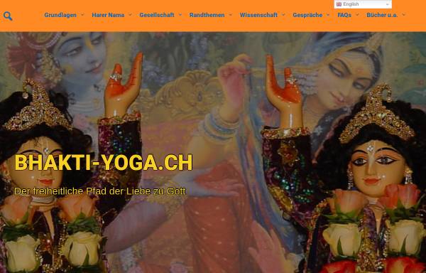 Vorschau von bhakti-yoga.ch, Gauraharis Bhakti-Yoga Homepage