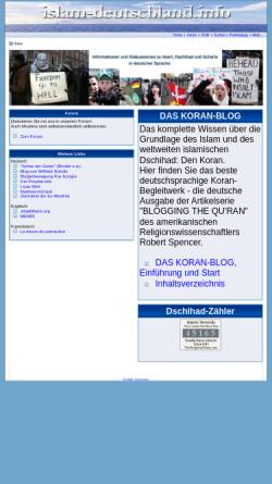 Vorschau der mobilen Webseite www.islam-deutschland.info, Islam Deutschland Info