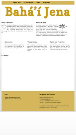 Vorschau der mobilen Webseite jena.bahai.de, Bahai-Gemeinde Jena