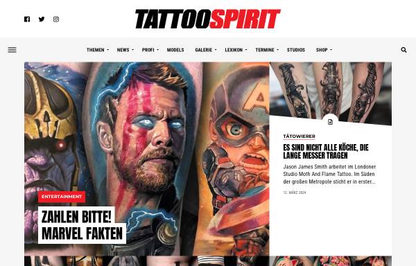 Vorschau von www.tattoo-spirit.de, Tattoo-Spirit, Marion Kruhm