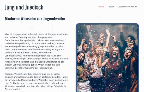 Vorschau von www.jungundjuedisch.de, Jung und Jüdisch Deutschland