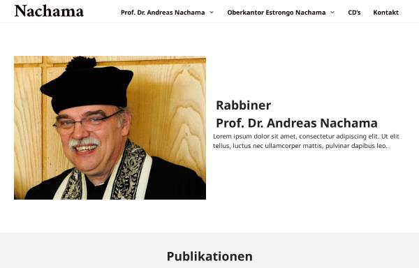 Vorschau von nachama.de, Edition ENA