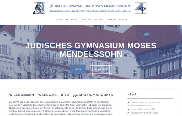 Vorschau von www.josberlin.de, Jüdische Oberschule Berlin