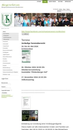 Vorschau der mobilen Webseite joomla.buergerschuetzen-nordkirchen.de, Bürgerschützenverein Nordkirchen e.V.