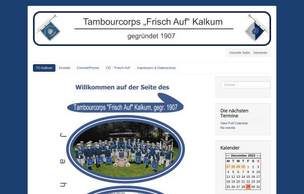 Vorschau von www.tc-kalkum.de, Frisch Auf