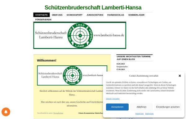 Vorschau von www.lamberti-hansa.de, Schützenbruderschaft Lamberti-Hansa e.V.