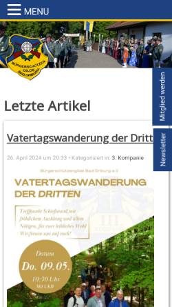 Vorschau der mobilen Webseite www.4-kp.de, 4. Kompanie