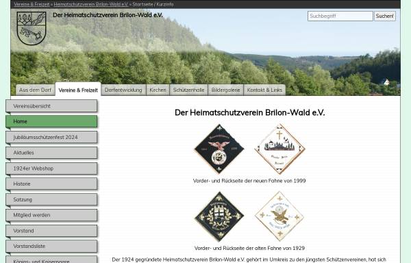 Vorschau von hsv.brilon-wald.de, Heimatschutzverein Brilon-Wald e.V.