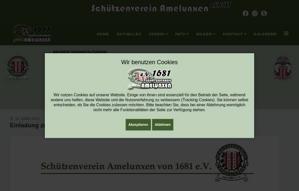 Vorschau von www.schuetzenverein-amelunxen.de, Schützenverein Amelunxen von 1681 e.V.