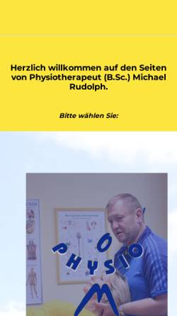 Vorschau der mobilen Webseite www.physio-m.de, Physio M
