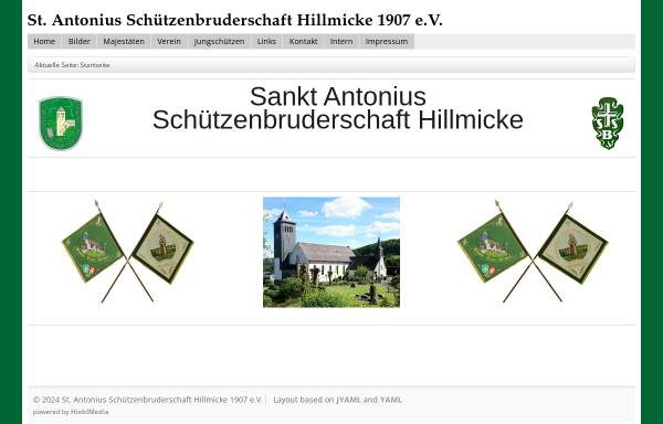 Vorschau von www.schuetzenbruderschaft-hillmicke.de, St. Antonius Schützenbruderschaft Hillmicke 1907 e.V.