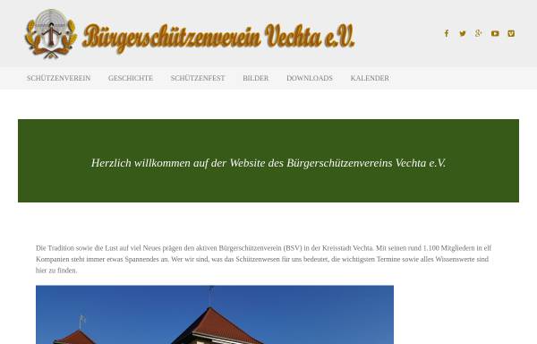 Vorschau von www.bsv-vechta.de, Bürgerschützenverein Vechta e.V.