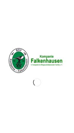 Vorschau der mobilen Webseite www.bsv-falkenhausen.de, Falkenhausen