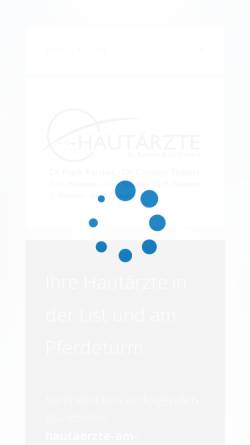 Vorschau der mobilen Webseite www.hautaerzte-karches-thielert.de, Hautärzte Dr. Karches und Dr. Thielert