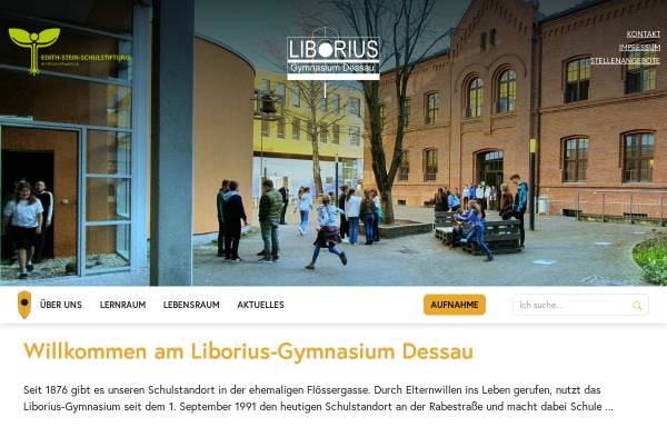 Vorschau von www.liboriusdessau.de, Liborius Gymnasium