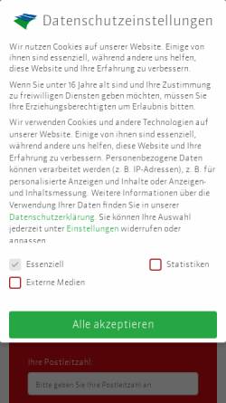 Vorschau der mobilen Webseite www.dvv-dessau.de, Dessauer Versorgungs- und Verkehrsgesellschaft mbH (DVV)