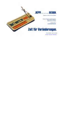 Vorschau der mobilen Webseite www.heppi-design.de, Heppi Design & Konstruktion