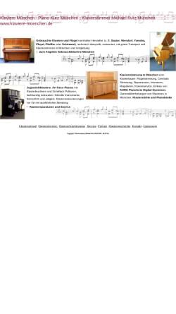 Vorschau der mobilen Webseite www.klaviere-muenchen.de, Piano Kurz