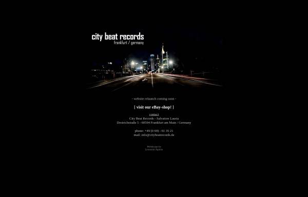 Vorschau von www.citybeatrecords.de, City Beat Records