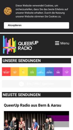 Vorschau der mobilen Webseite gayradio.ch, GayRadio Bern