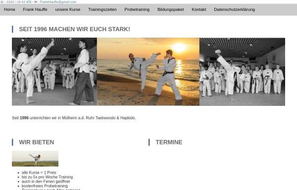 Kampfsportakademie Hauffe - Fachschule für Taekwondo und Ninja-Do in Mülheim
