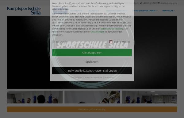 Vorschau von www.koeln-kampfsport.de, Kampfsportschule Silla in Köln