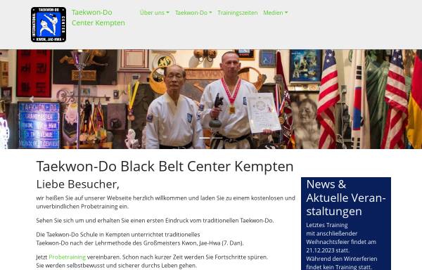 Vorschau von www.taekwon-do-kempten.com, Taekwon-Do Center Kempten