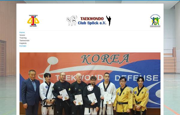 Vorschau von tkd-spoeck.de, Taekwondo Club Spöck e.V.