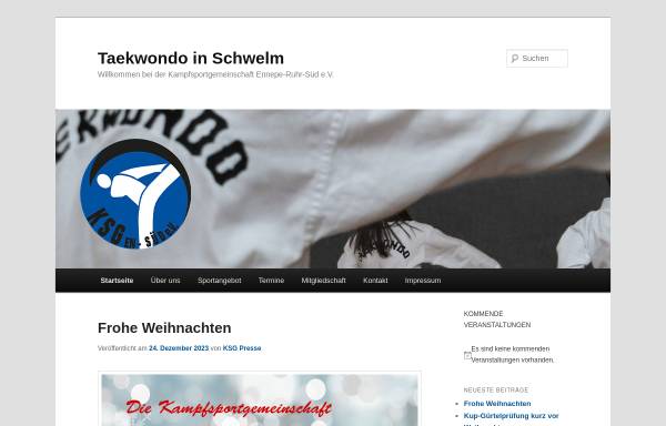 Vorschau von www.taekwondo-schwelm.de, Kampfsportgemeinschaft Ennepe-Ruhr Süd e.V.