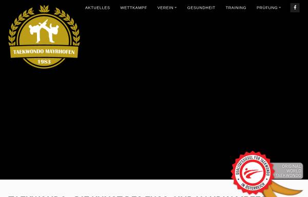 Vorschau von www.ungerank.com, Taekwondo Verein Mayrhofen