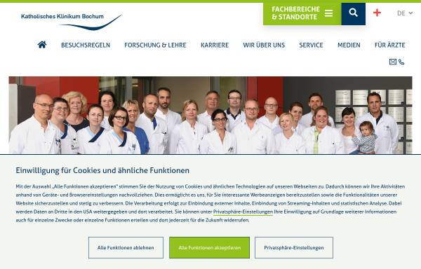 Vorschau von www.gefaesschirurgie-klinikum-bochum.de, Klinik für Gefäßchirurgie