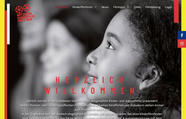 Vorschau von www.kinderfilmfeste-nrw.de, Netzwerk Kinderfilmfeste NRW