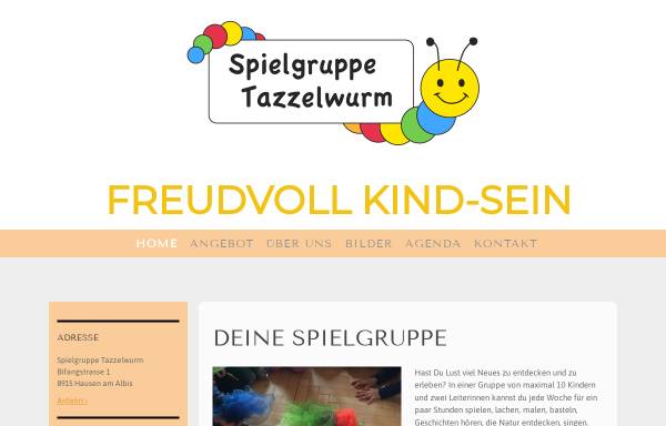 Vorschau von www.tazzelwurm.ch, Spielgruppe Tazzelwurm in Hausen am Albis