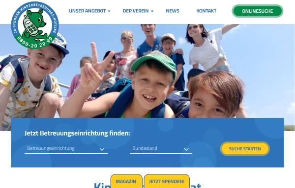 Vorschau von www.kinderbetreuung.at, Kinderbetreuung in Österreich