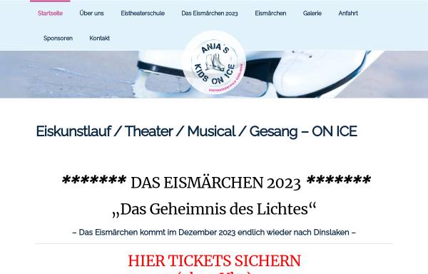 Vorschau von www.eistheater.de, Anjas Kids on Ice