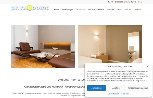 Vorschau von www.physiotherapie-in-muenchen.de, Physiopoint