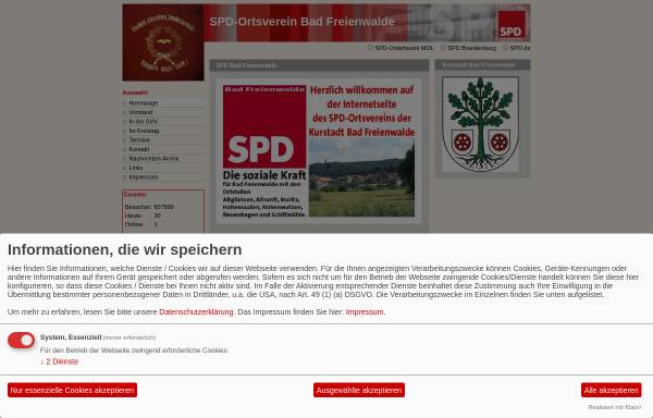 SPD Ortsverein Bad Freienwalde