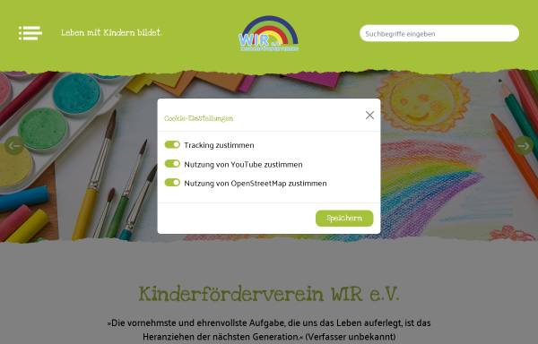 Vorschau von www.wir-ev-brb.de, Kinderförderverein WIR e.V.