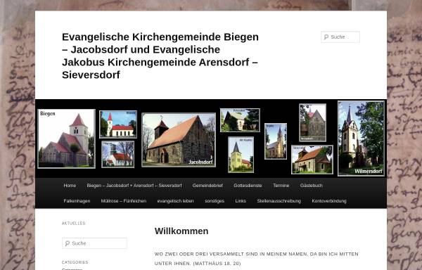 Vorschau von kirchebiegen.bplaced.net, Evangelische Kirchengemeinde